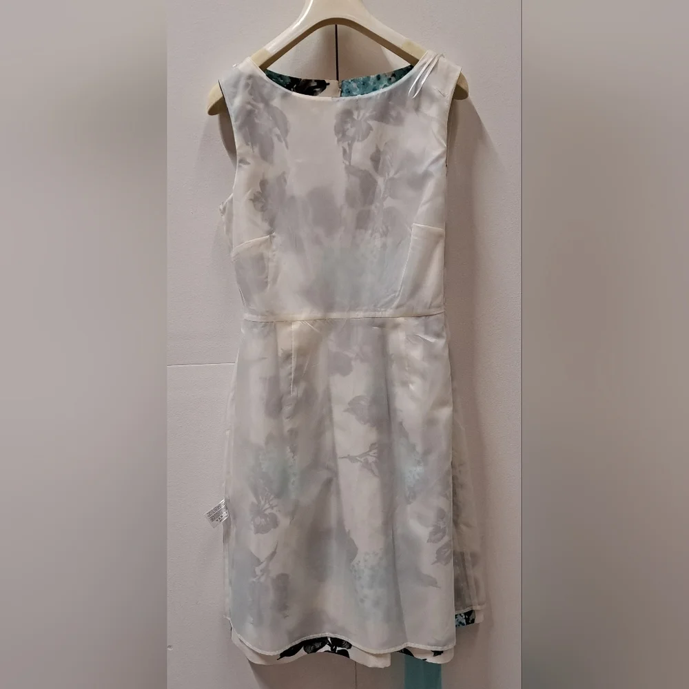 NWT Precis Petite Women's Dress Floral A-Line Sundress Belted Size 10 US - Picture 12 of 14
